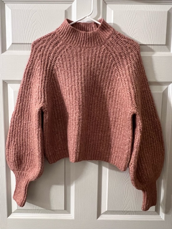 Zara Sweaters - Zara Chunky Knit Mock Neck Sweater